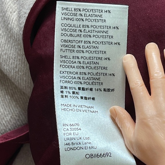 Free People Hannah Size Small Slouchy Blazer In Color Oregano - Picture 6 of 10